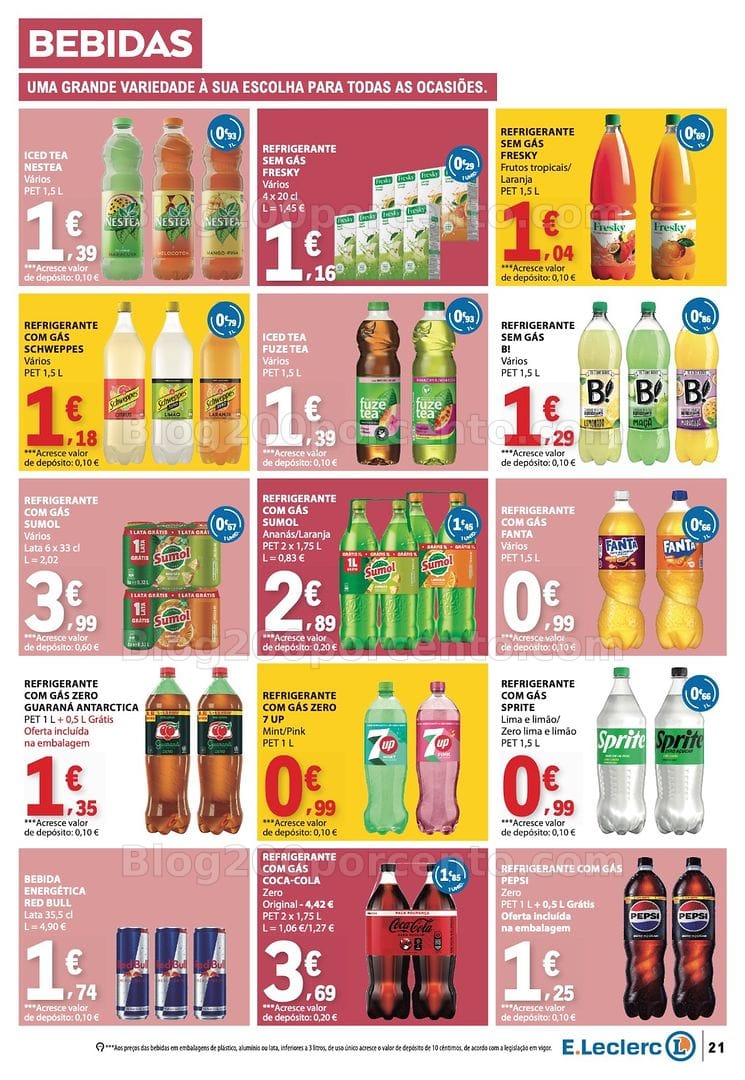 Antevisão Folheto E-LECLERC Promoções de 24 a 30 setembro
